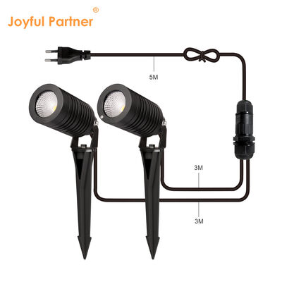 LED Garden Spot Lights IP65 14W Cree COB DC24V AC 220V DIA68MM With Anti Glare Hood