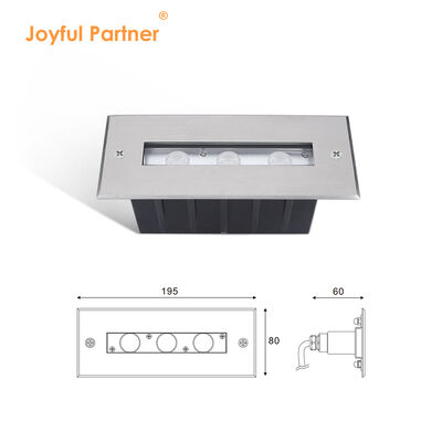 Underwater Linear Light IP68 RGB Marine Recessed Underwater 316SS Resin Filled DC24V