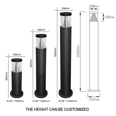 LED লন লাইট গার্ডেন লাইট সঙ্গে 120 ° Beam Angle টেকসই ডাই-কাস্ট অ্যালুমিনিয়াম জন্য ফুটপাথ উঠান