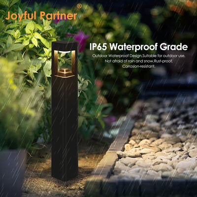 एलईडी लॉन लाइट्स निर्माता कस्टमाइज्ड आउटडोर एल्यूमीनियम मटेरियल L120*W120*H300MM IP65 वाटरप्रूफ गार्डन कम्युनिटीज के लिए उपयुक्त