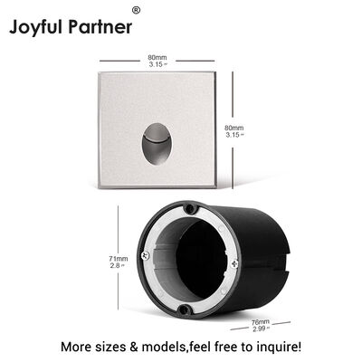 এলইডি ইনসেসড স্টেপ ওয়াল লাইট আইপি 65 ওয়াটারপ্রুফ ইনডোর সিঁড়ি বহিরঙ্গন প্যাটিও করিডোরের জন্য জং-প্রমাণ