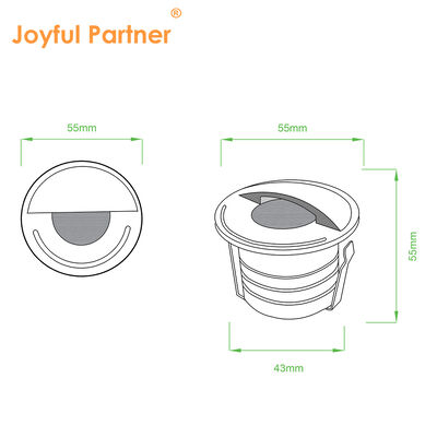 LED Inground Light Waterproof Aluminum Housing DIA55MM With Durable Construction