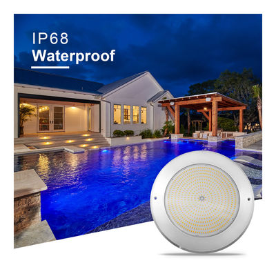 IP68 LED PAR56 পুল লাইট RGB কালার পরিবর্তন 12VDC AC 35W DIA 280mm SMD2835 432pcs কালার প্যাকেজের সাথে