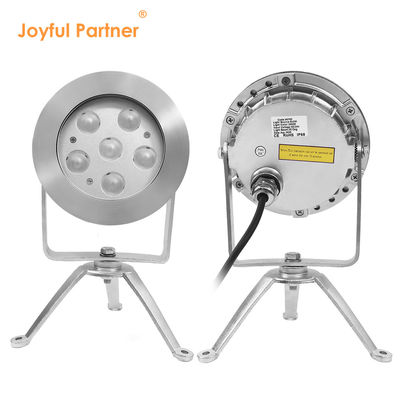 RGBW LED আন্ডারওয়াটার স্পট লাইট স্টেইনলেস স্টীল 316 DMX512 কন্ট্রোল 12V 24 ভোল্টেজ মাল্টি রঙ পরিবর্তন