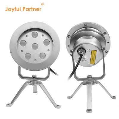 LED ফোয়ারা ল্যাম্প 6 * 2W RGB DMX স্টেইনলেস স্টীল316 শরীর DC12V/24V IP68 সুইমিং পুল জন্য