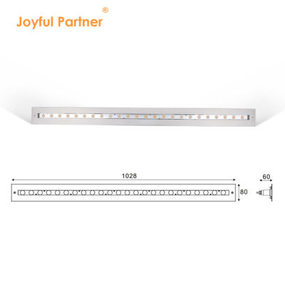 আন্ডারওয়াটার লিনিয়ার পুল ল্যাম্প আইপি 68 48 ডাব্লু আরজিবি স্টেইনলেস স্টিল 316