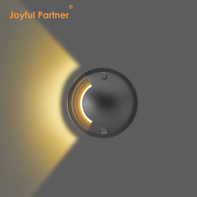 আউটডোর LED ওয়াকওভার লাইট আইপি 67 ব্যাসার্ধ 70 মিমি 3W সারফেস মাউন্টড ল্যাম্প দুই বছরের ওয়ারেন্টি সহ ইনসেসড LED লাইট