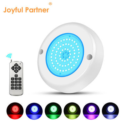 ওয়াল মাউন্ট ইনগ্রাউন্ড LED সুইমিং পুল লাইট Rgb এবং Dmx কন্ট্রোল 6W LED SMD2835 ABS উপাদান