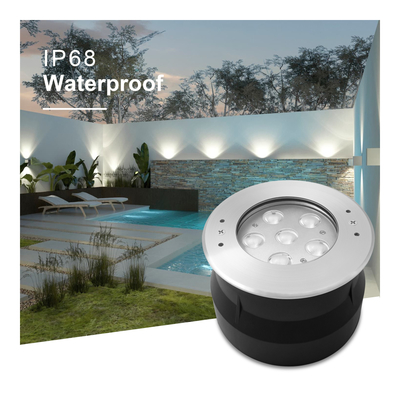 24 ভোল্ট 6W 12W স্টেইনলেস স্টীল 316 LED পানির নিচে আলো সঙ্গে শীতল সাদা সঙ্গে প্লাস্টিকের মাউন্টিং হাতা জন্য সাঁতার পুকুর