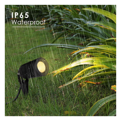 অ্যান্টি-গ্লেয়ার হুড অ্যালুমিনিয়াম মেটেরিয়াল IK04 রেটিং সহ গার্ডেন স্পাইক লাইট 14W COB আউটডোর অ্যাকসেন্ট লাইটিং এর জন্য